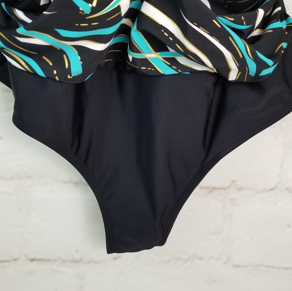 Krystal Maillot Plus 20W Black One Piece Swimsuit - Picture 4 of 14